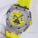 NEW Replica Audemars Piguet Royal Oak Offshore Watches SS Yellow Dial